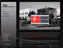 Tablet Screenshot of deiholdings.com